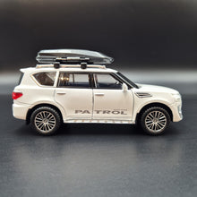 Load image into Gallery viewer, Explorafind 2023 Nissan Patrol White 1:32 Die Cast Car