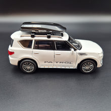 Load image into Gallery viewer, Explorafind 2023 Nissan Patrol White 1:32 Die Cast Car