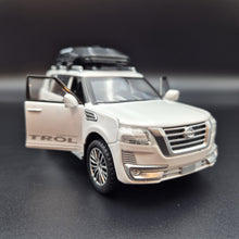 Load image into Gallery viewer, Explorafind 2023 Nissan Patrol White 1:32 Die Cast Car