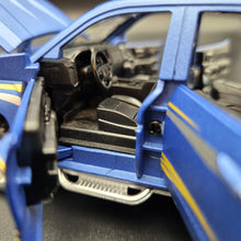 Load image into Gallery viewer, Explorafind 2022 Chevrolet Silverado 1500 Matte Blue 1:32 Die Cast Pickup
