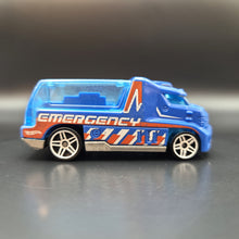 Load image into Gallery viewer, Hot Wheels 2015 Rapid Response Blue Rescue Racers Loose