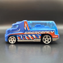Load image into Gallery viewer, Hot Wheels 2015 Rapid Response Blue Rescue Racers Loose