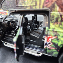 Load image into Gallery viewer, Explorafind 2022 Chevrolet Silverado Camper Black 1:32 Die Cast Pickup