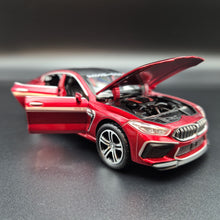 Load image into Gallery viewer, Explorafind 2023 BMW M8 Manhart MH8 800 Red 1:32 Die Cast Car