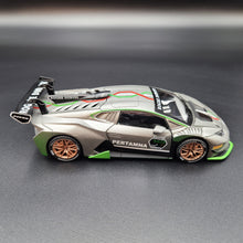 Load image into Gallery viewer, Explorafind 2022 Lamborghini Huracán LP 620-2 Super Trofeo EVO2 Grey 1:32 Die Cast Car
