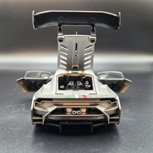 Load image into Gallery viewer, Explorafind 2022 Lamborghini Huracán LP 620-2 Super Trofeo EVO2 Grey 1:32 Die Cast Car