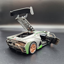 Load image into Gallery viewer, Explorafind 2022 Lamborghini Huracán LP 620-2 Super Trofeo EVO2 Grey 1:32 Die Cast Car