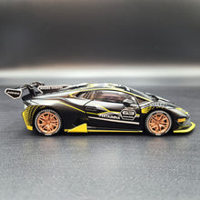 Load image into Gallery viewer, Explorafind 2022 Lamborghini Huracán LP 620-2 Super Trofeo EVO2 Satin Black 1:32 Die Cast Car
