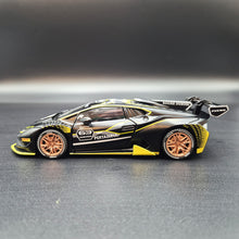 Load image into Gallery viewer, Explorafind 2022 Lamborghini Huracán LP 620-2 Super Trofeo EVO2 Satin Black 1:32 Die Cast Car