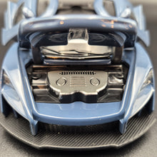 Load image into Gallery viewer, Explorafind 2019 McLaren Senna Blue/Grey 1:32 Die Cast Car