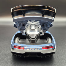 Load image into Gallery viewer, Explorafind 2019 McLaren Senna Blue/Grey 1:32 Die Cast Car