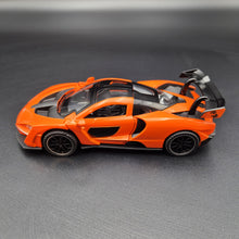 Load image into Gallery viewer, Explorafind 2019 McLaren Senna Orange 1:32 Die Cast Car