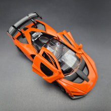 Load image into Gallery viewer, Explorafind 2019 McLaren Senna Orange 1:32 Die Cast Car