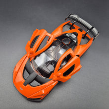 Load image into Gallery viewer, Explorafind 2019 McLaren Senna Orange 1:32 Die Cast Car