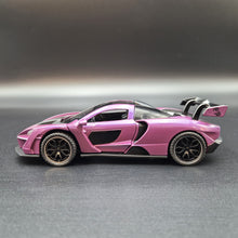 Load image into Gallery viewer, Explorafind 2019 McLaren Senna Purple 1:32 Die Cast Car