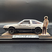 Load image into Gallery viewer, Explorafind 1986 Toyota Trueno AE86 "Initial D" White 1:32 Die Cast Car