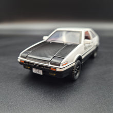Load image into Gallery viewer, Explorafind 1986 Toyota Trueno AE86 "Initial D" White 1:32 Die Cast Car