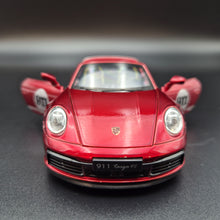 Load image into Gallery viewer, Explorafind 2021 Porsche 911 Targa 4S Red 1:32 Die Cast Car