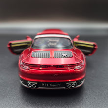 Load image into Gallery viewer, Explorafind 2021 Porsche 911 Targa 4S Red 1:32 Die Cast Car