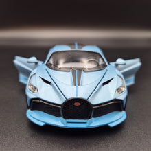Load image into Gallery viewer, Explorafind 2021 Bugatti Divo Satin Blue 1:32 Die Cast Car