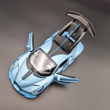Load image into Gallery viewer, Explorafind 2021 Bugatti Divo Satin Blue 1:32 Die Cast Car