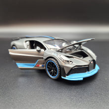 Load image into Gallery viewer, Explorafind 2021 Bugatti Divo Satin Grey 1:32 Die Cast Car