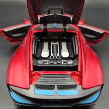 Load image into Gallery viewer, Explorafind 2021 Bugatti Divo Satin Red 1:32 Die Cast Car