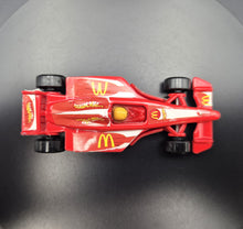 Load image into Gallery viewer, Hot Wheels 2002 F1 Car Red McDonalds Die Cast Car