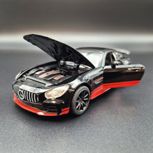 Load image into Gallery viewer, Explorafind 2019 Mercedes-Benz GT Black/Red 1:32 Die Cast Car