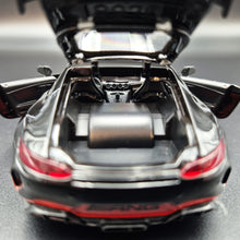 Load image into Gallery viewer, Explorafind 2019 Mercedes-Benz GT Black/Red 1:32 Die Cast Car