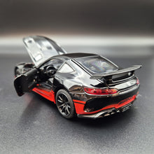 Load image into Gallery viewer, Explorafind 2019 Mercedes-Benz GT Black/Red 1:32 Die Cast Car