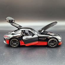 Load image into Gallery viewer, Explorafind 2019 Mercedes-Benz GT Black/Red 1:32 Die Cast Car