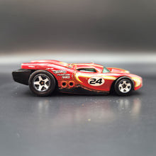 Load image into Gallery viewer, Hot Wheels 2010 Prototype H-24 #67 Dark Red Track Stars 3/12