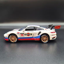 Load image into Gallery viewer, Explorafind 2019 Porsche 911 GT3 RSR White/Blue 1:32 Die Cast Car