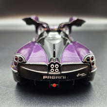 Load image into Gallery viewer, Explorafind 2018 Pagani Huayra Purple 1:32 Die Cast Car