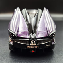 Load image into Gallery viewer, Explorafind 2018 Pagani Huayra Purple 1:32 Die Cast Car