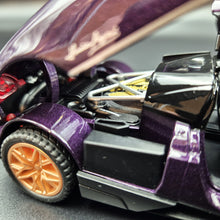 Load image into Gallery viewer, Explorafind 2018 Pagani Huayra Purple 1:32 Die Cast Car