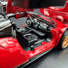 Load image into Gallery viewer, Explorafind 2018 Pagani Huayra Red 1:32 Die Cast Car