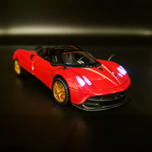 Load image into Gallery viewer, Explorafind 2018 Pagani Huayra Red 1:32 Die Cast Car