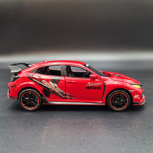 Load image into Gallery viewer, Explorafind 2021 Honda Civic Type R Red 1:32 Die Cast Car