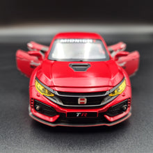Load image into Gallery viewer, Explorafind 2021 Honda Civic Type R Red 1:32 Die Cast Car