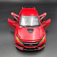 Load image into Gallery viewer, Explorafind 2021 Honda Civic Type R Red 1:32 Die Cast Car