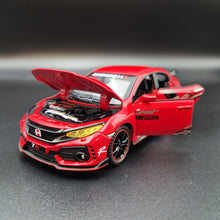 Load image into Gallery viewer, Explorafind 2021 Honda Civic Type R Red 1:32 Die Cast Car