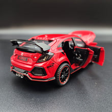 Load image into Gallery viewer, Explorafind 2021 Honda Civic Type R Red 1:32 Die Cast Car
