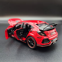 Load image into Gallery viewer, Explorafind 2021 Honda Civic Type R Red 1:32 Die Cast Car