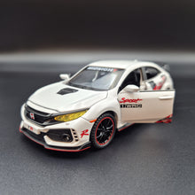 Load image into Gallery viewer, Explorafind 2021 Honda Civic Type White 1:32 Die Cast Car