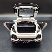 Load image into Gallery viewer, Explorafind 2021 Honda Civic Type White 1:32 Die Cast Car