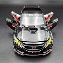 Load image into Gallery viewer, Explorafind 2021 Honda Civic Type R Black 1:32 Die Cast Car