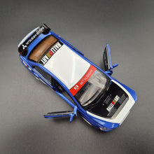 Load image into Gallery viewer, Explorafind 2015 Mitsubishi Lancer Evolution Blue 1:32 Die Cast Car