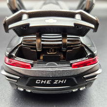 Load image into Gallery viewer, Explorafind 2020 Chevrolet Camaro ZL1 Matte Black 1:32 Die Cast Car